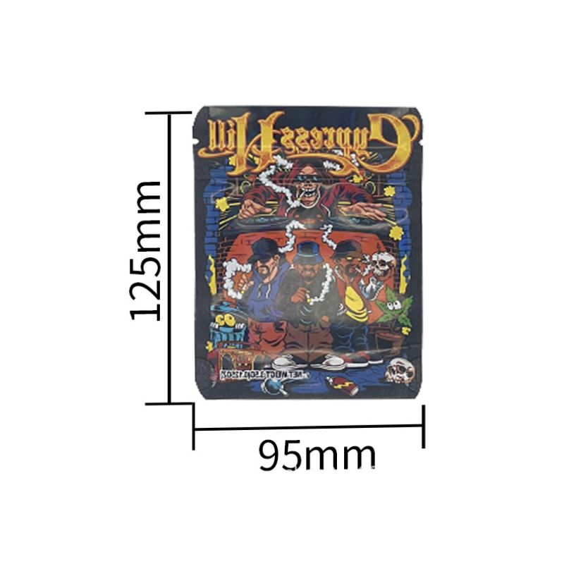 Reusable Cypress Hill 3.5G Cannabis Flower Mylar Bags